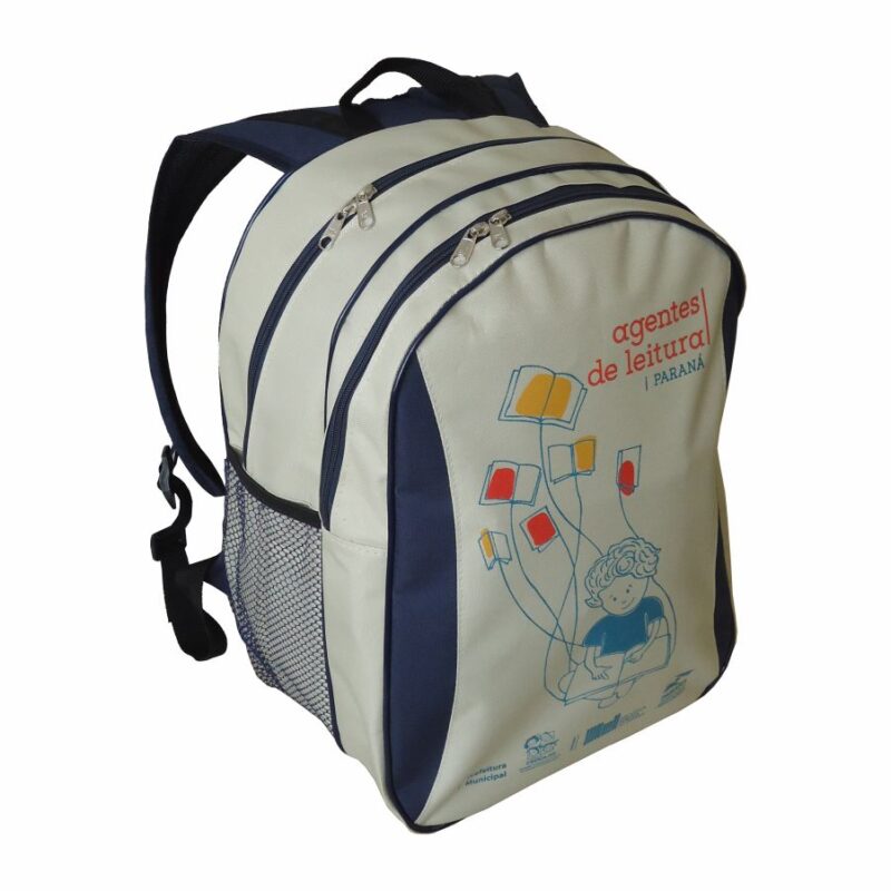 Mochila Ecológica Universitária em lona de algodão nº 325 - Image 3
