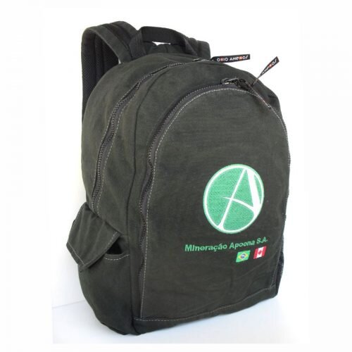 Mochila Ecológica Universitária Personalizável nº 336 de lona de algodão