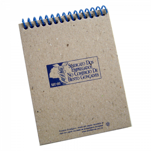 Bloquinho capa em Papel Reciclado