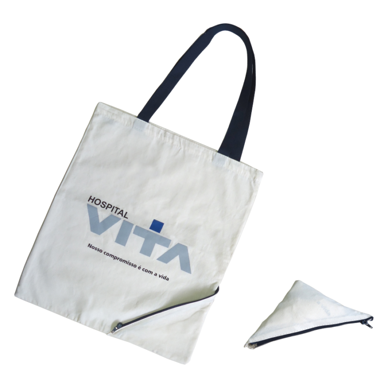 Ecobag Dobrável Fechamento com bolso Triangular - Image 2