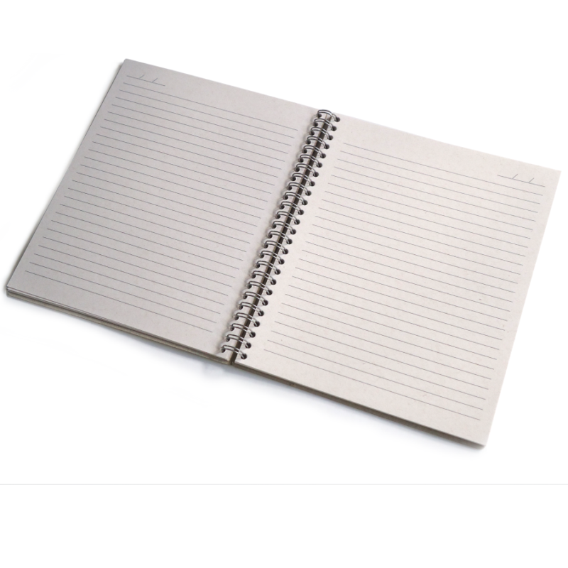 Caderno capa dura em papelão reciclado - Imagem 2