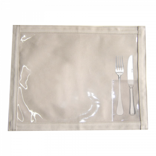 Jogo Americano nº 2 em lona + cristal