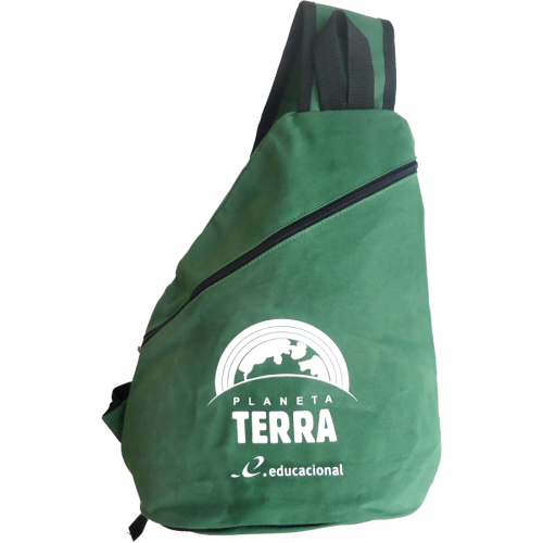 Mochila Ecológica Transversal nº 2 de lona de algodão