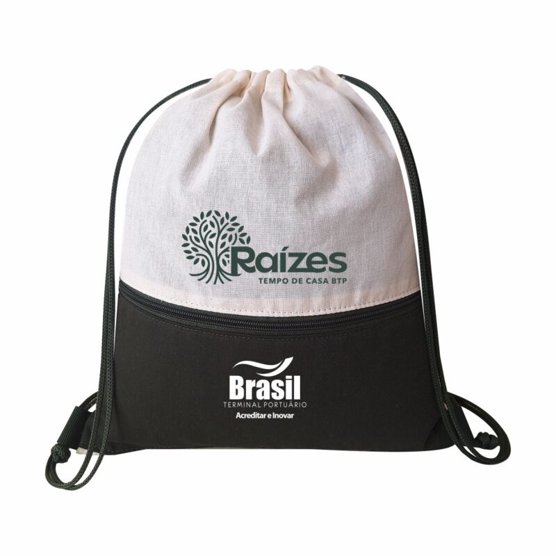 Sacochila com Bolso 37X41
