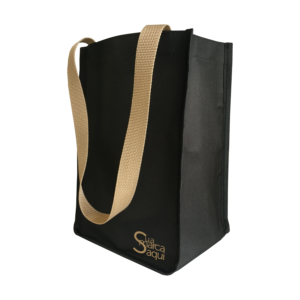 Ecobag para transportar 4 garrafas de vinho Ecofábrica - Frontal