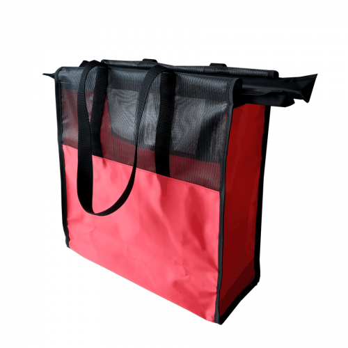 Kit com quatro Ecobags para compras no Mercado