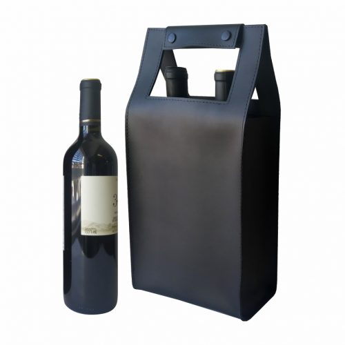 Wine Bag em Couro Ecológico 18x36x10cm SK