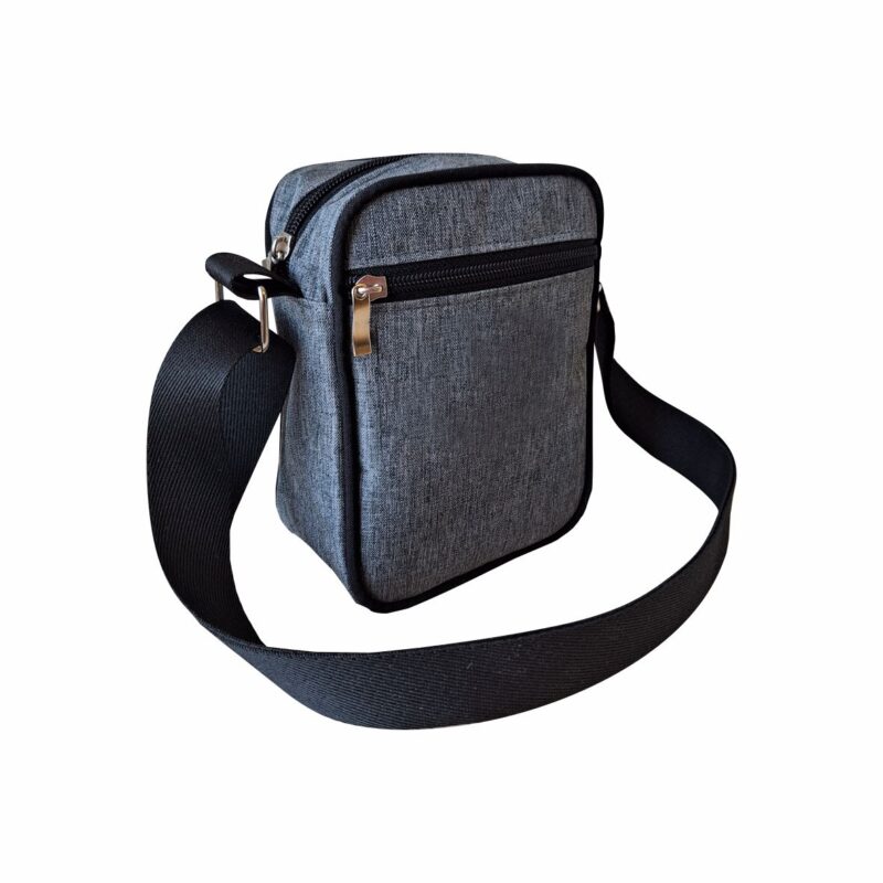 Shouder Bag Mini Cinza Mescla  12x17x6 cm - Imagem 2