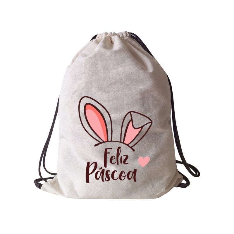 Sacochila em Lona Cru 34x40cm - Image 3