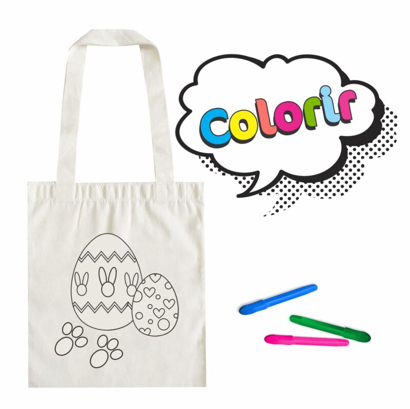Ecobag para colorir 30x35cm