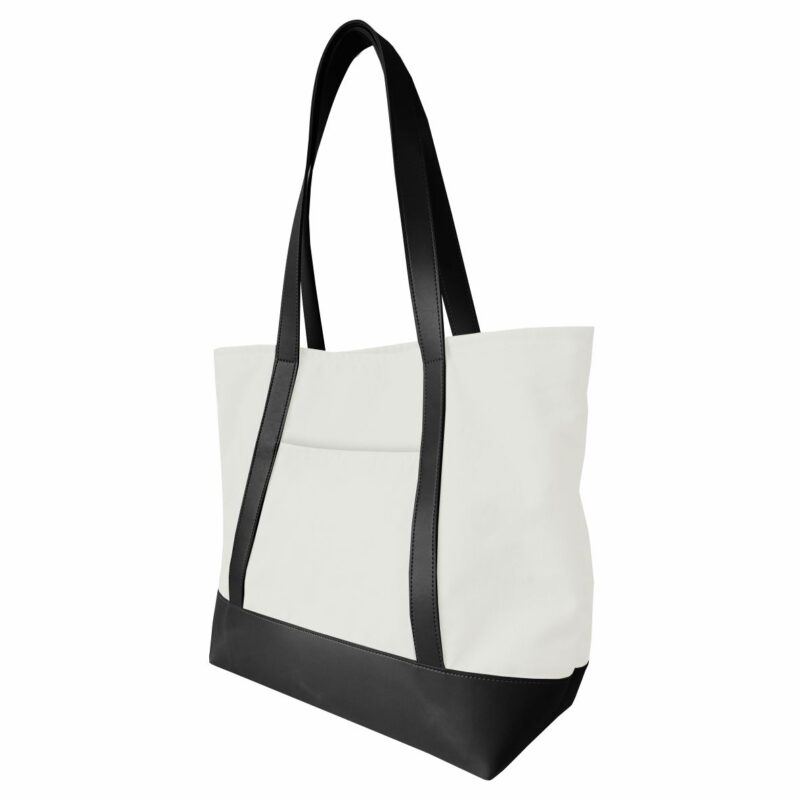 Sacola ToteBag Bee 38x38x15 sk Preto co Cru