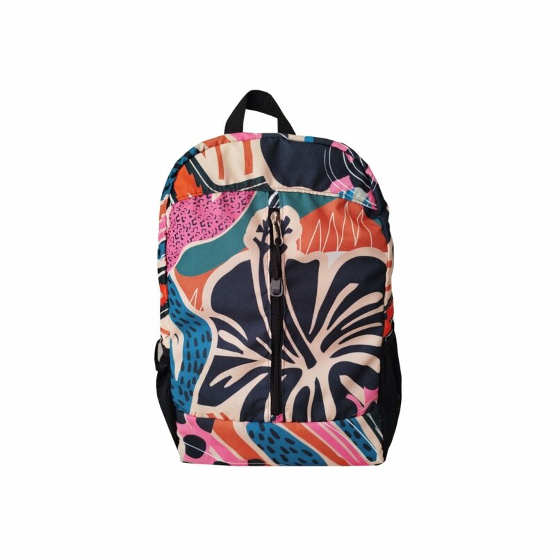 Mochila dobrável com necesaire Hibisco - Imagem 3