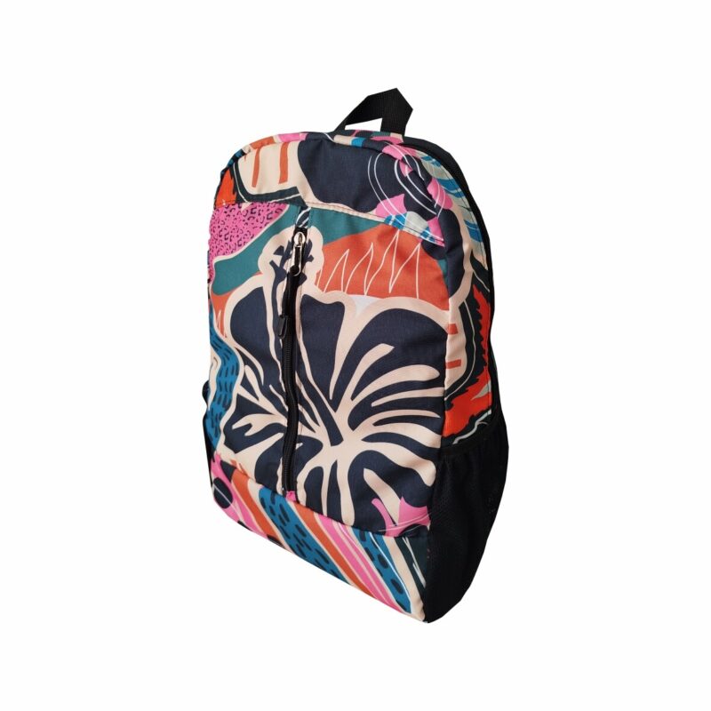Mochila dobrável com necesaire Hibisco - Imagem 2