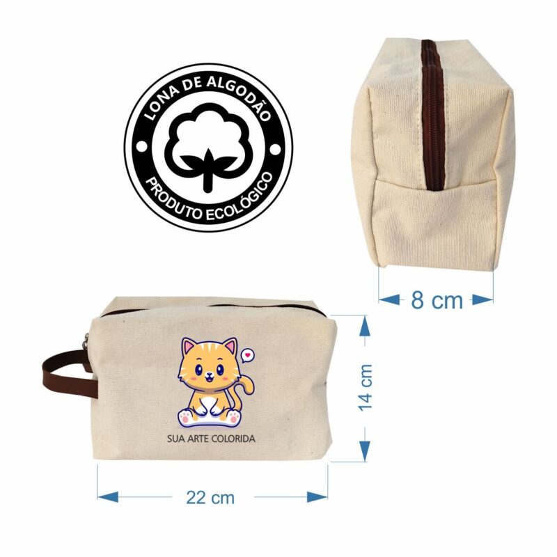 Kit 15pçs Necessaire Box 22x14x8 Personalizada - Imagem 2