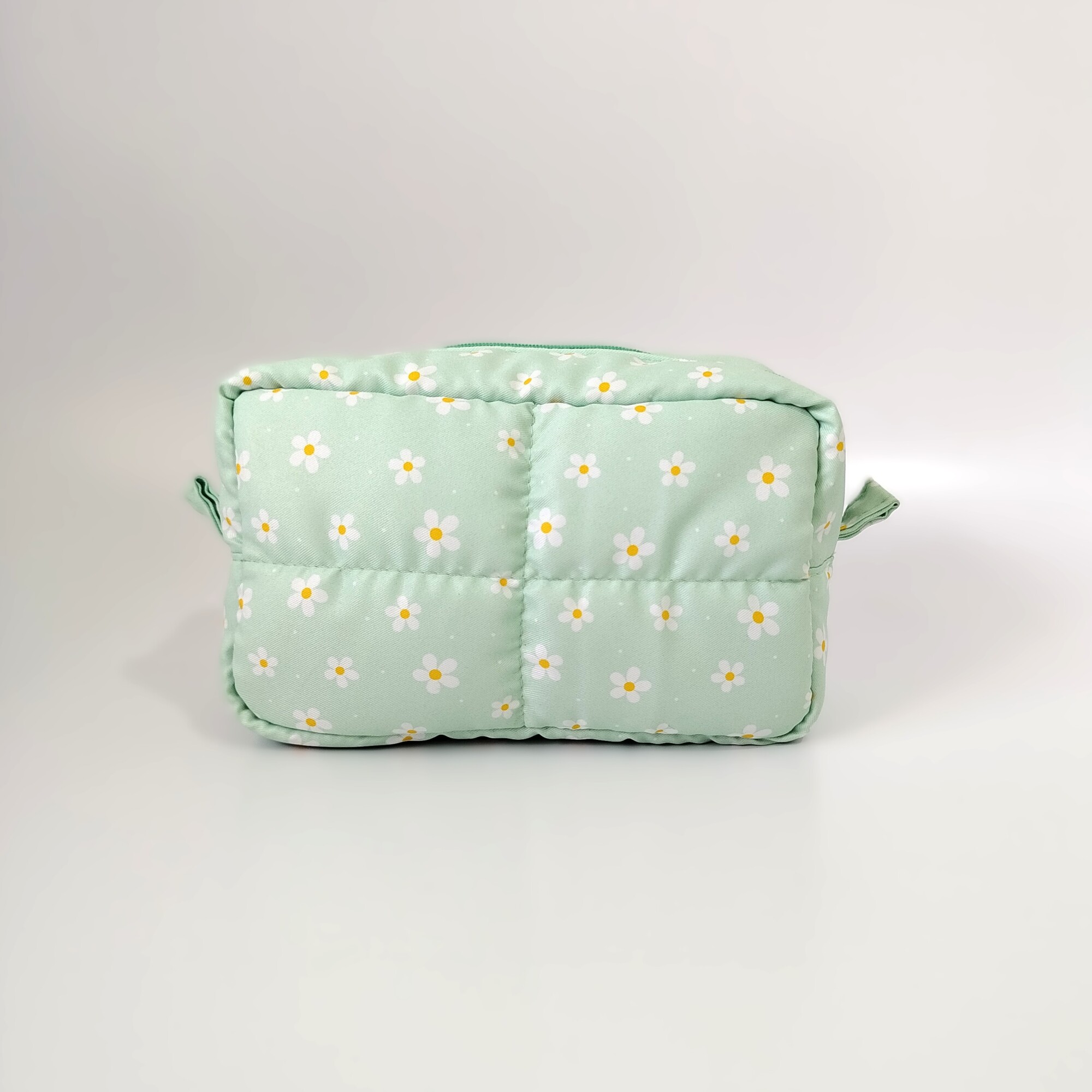 Kit Necessaire e tapa Olho Margaridas Verde - Imagem 5