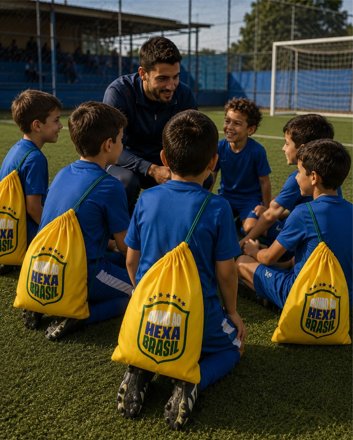 SacoBag em Lona Cru 35x40cm COPA - Imagem 5