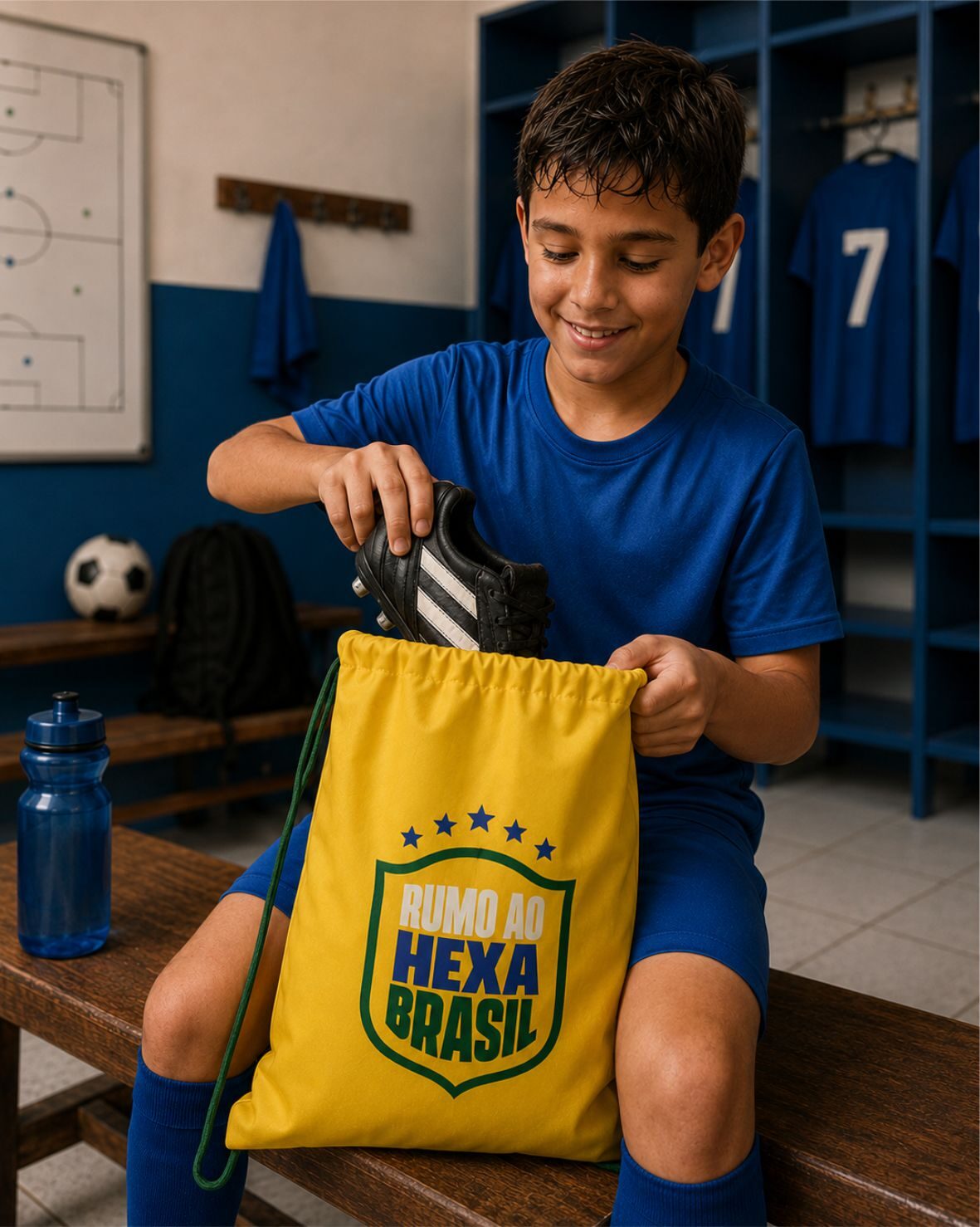 SacoBag em Lona Cru 35x40cm COPA - Imagem 4