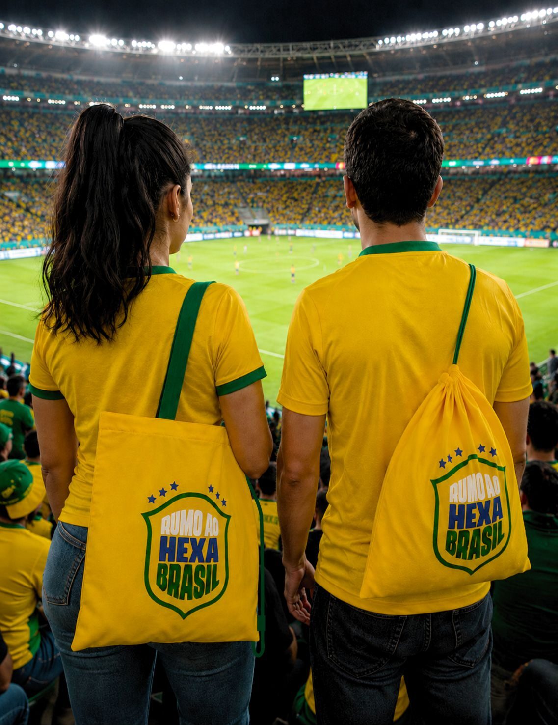 SacoBag em Lona Cru 35x40cm COPA - Imagem 2